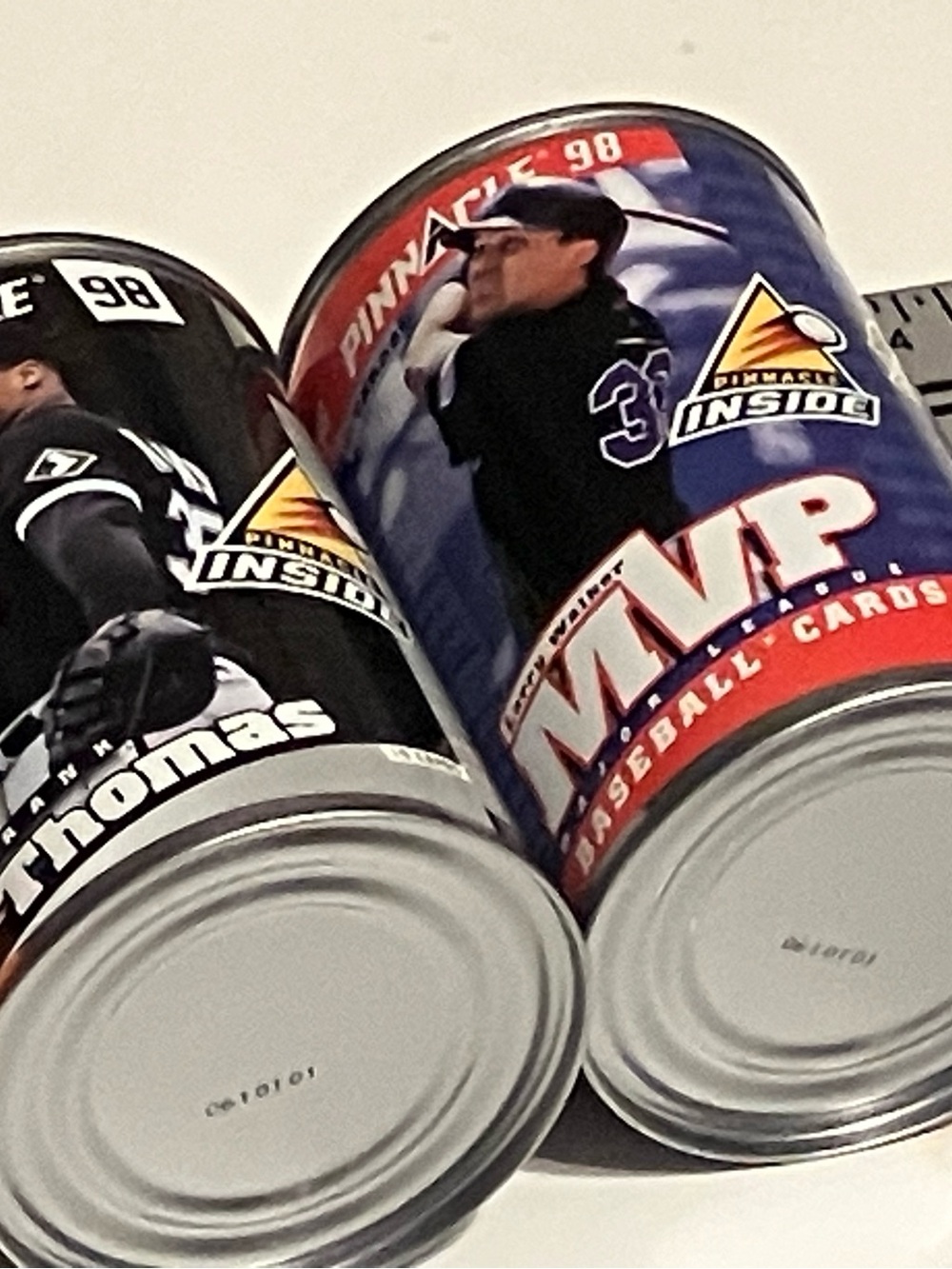 Set of Collectible Soup/Stew Cans with Sports Graphics baseball cards in cans - Picture 11 of 14